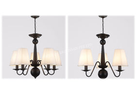 CHANDELIER 6905 BLACK -3L OR 5L