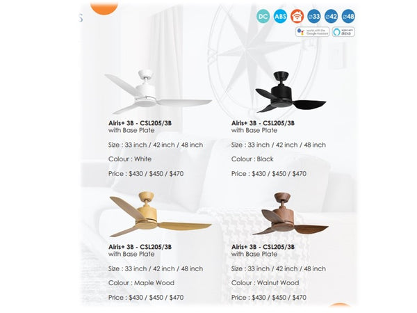 *SMART SERIES*  Crestar Airis 3B -No Lightkit (33"/42"/48")