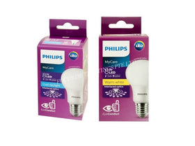 PHILIPS A60 MYCARE E27 LED CLASSIC BULB 8W (WARM or DAY)