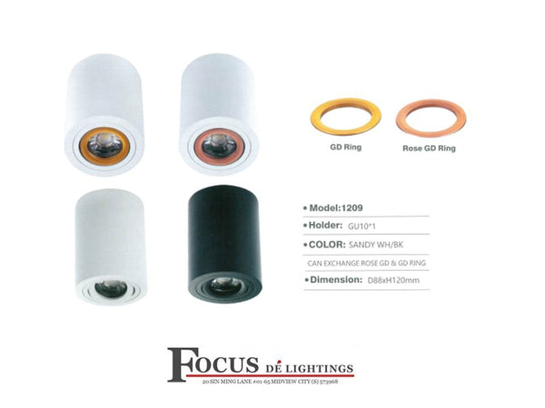 CEILING LAMP ROUND CYLINDER 1209