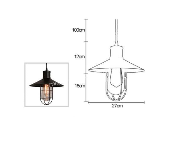 PENDANT LAMP 622 BLACK