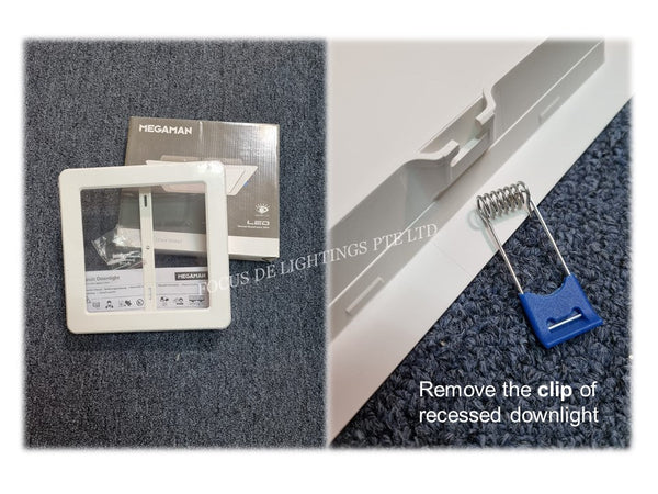 MEGAMAN SURFACE MOUNT CEILING (SQUARE) -BRIGHT & EASY-REPLACE!