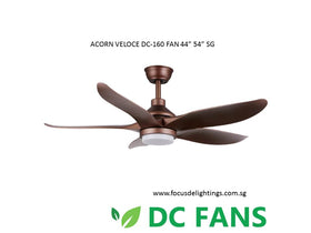 ACORN VELOCE DC 160  44" / 54'' Ceiling Fan ( WITH LED RGB LIGHTKIT )