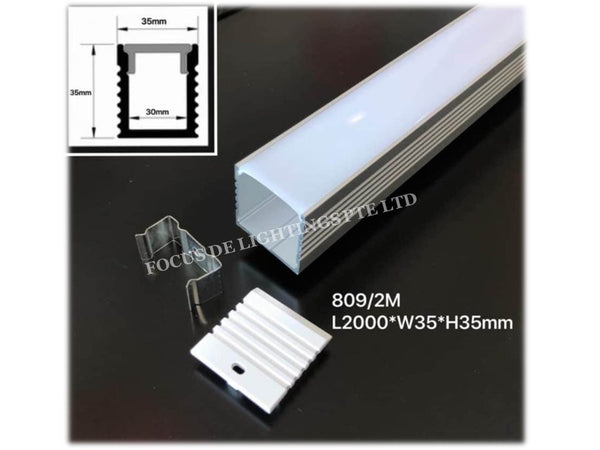 BIG BOXY ALUMINIUM PROFILE FOR LED STRIP FIXTURE (ONLY 2M AVAIL)