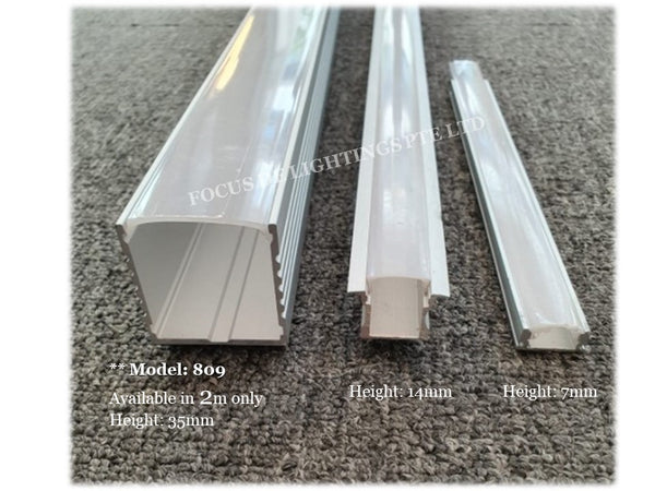 BIG BOXY ALUMINIUM PROFILE FOR LED STRIP FIXTURE (ONLY 2M AVAIL)