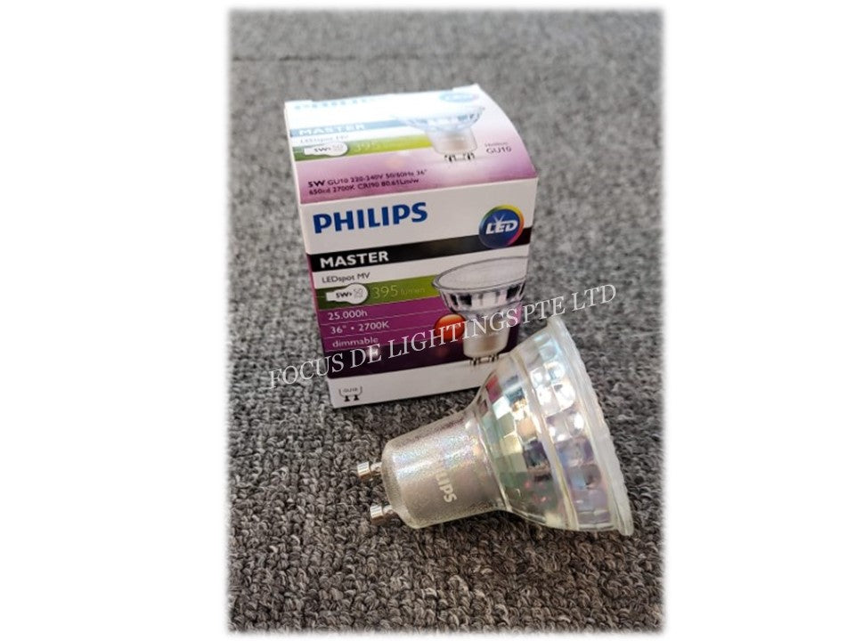 PHILIPS MASTER GU10 LED 4.9W LED -DIMMABLE (WARM or COOL)