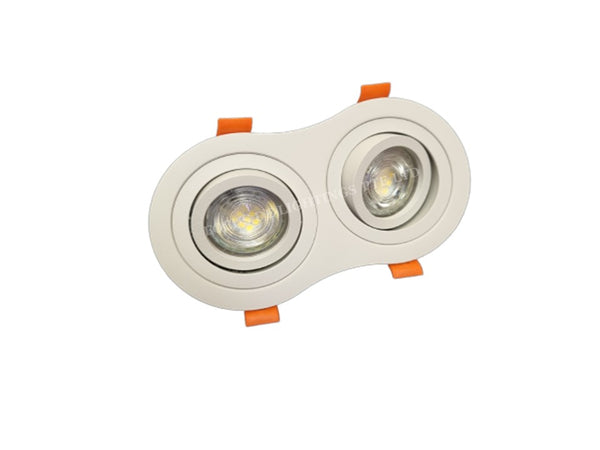 DL 1007 SERIES RECESSED SPOTLIGHT SEMI-ROUND (WHITE)