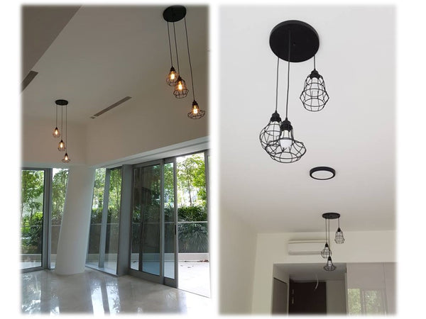 PENDANT LAMP 039 (ROSEGOLD OR BLACK)