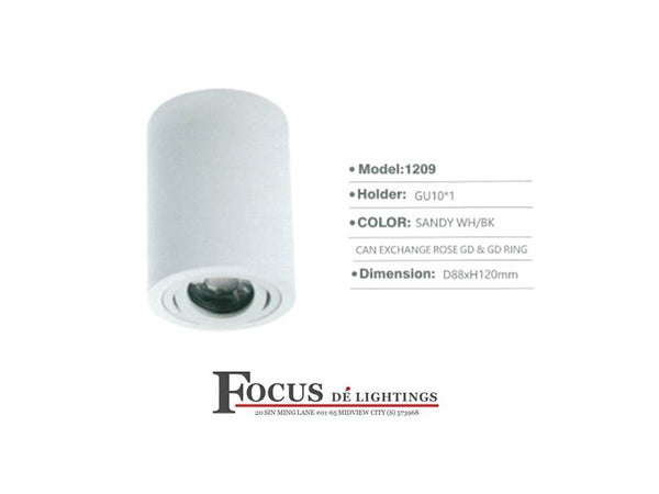 CEILING LAMP ROUND CYLINDER 1209
