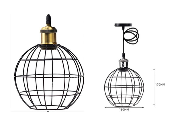 SINGLE INDUSTRIAL PENDANT LAMP 0303 -GLOBE