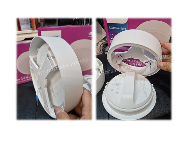 PHILIPS MESON SURFACE MOUNTED CEILING LAMP -EASY REPLACE 17W / 24W