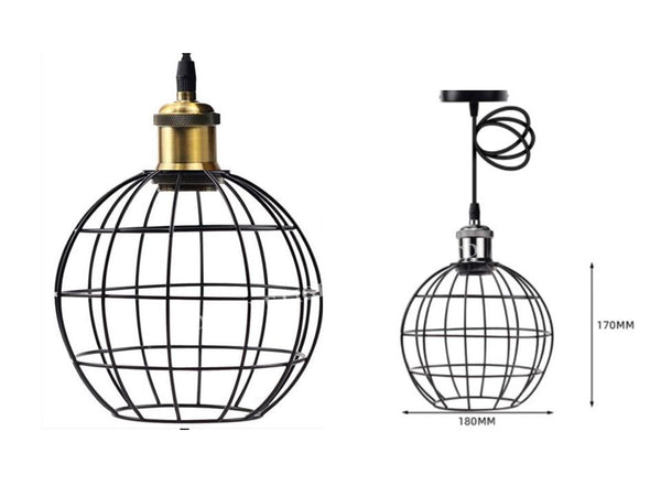 3L INDUSTRIAL PENDANT LAMP 0303 -GLOBE (ROUND OR STRAIGHT BASE)