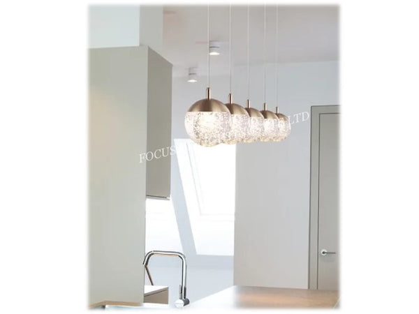 GALAXY LCLASSIC CRYSTAL CEILING CHANDELIER (BRASS GOLD / CHROME)