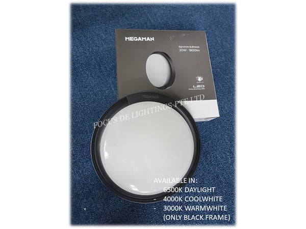 MEGAMAN OUTDOOR IP65 WALL LAMP 1110 Y -20W SUPER BRIGHT LED