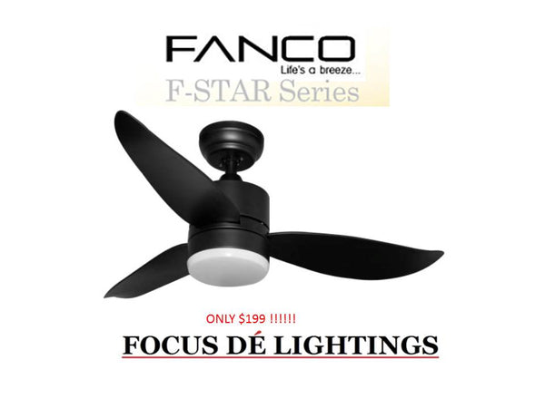 FANCO F-STAR DC CEILING FAN ( 36" / 46" / 52" )