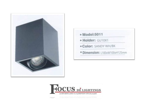 COMPACT CEILING LAMP BOXY 5011/1L 5012/2L 5013/3L ( WHITE/BLACK )