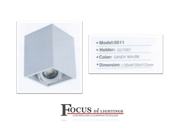 COMPACT CEILING LAMP BOXY 5011/1L 5012/2L 5013/3L ( WHITE/BLACK )