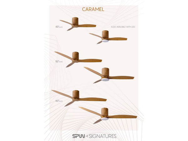 SPIN SIGNATURE - CARAMEL DC Fan 43