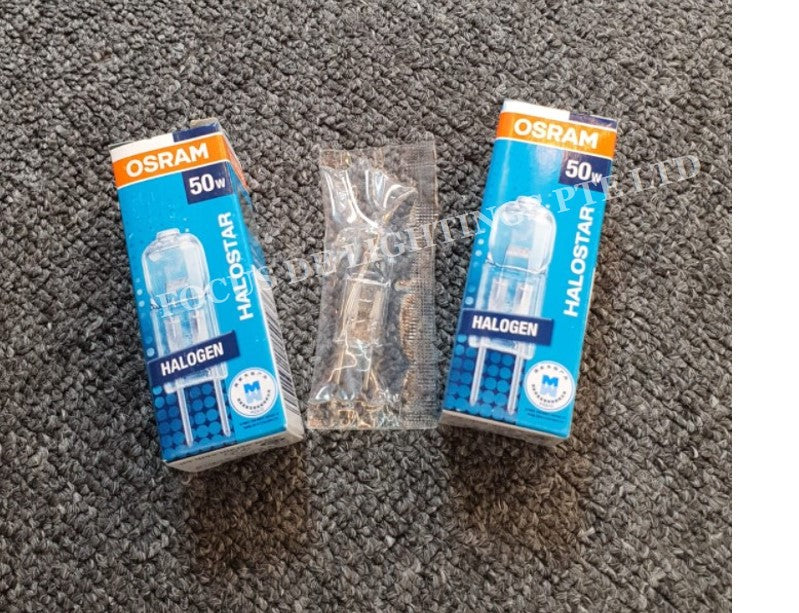 2 x Osram Halogen Stiftsockellampe 20W G4 klar 12V 320lm Halostar dim