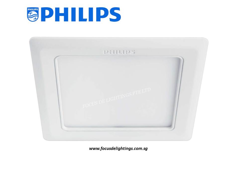 PHILIPS MARCASITE SQUARE 12W 14W DOWNLIGHT SLIM DESIGN